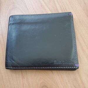 Vintage Rare Paul Smith Naked Lady on the Telephone Black Leather Wallet